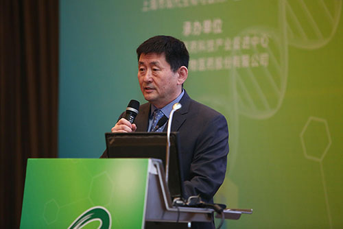 不朽情缘mg官网生物部副总裁汪俊博士为会议作精彩开场