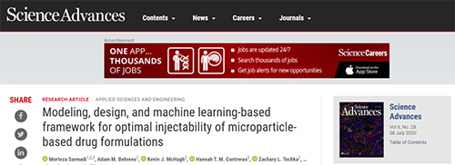 近日麻省理工大学的研究人员开发出一种计算模型，可以帮助改善注射类微粒制剂的可注射性并防止堵塞。