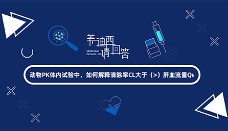 动物PK体内试验中，如何解释清除率CL大于肝血流量Qh