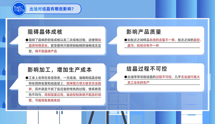 出油对结晶有哪些影响？